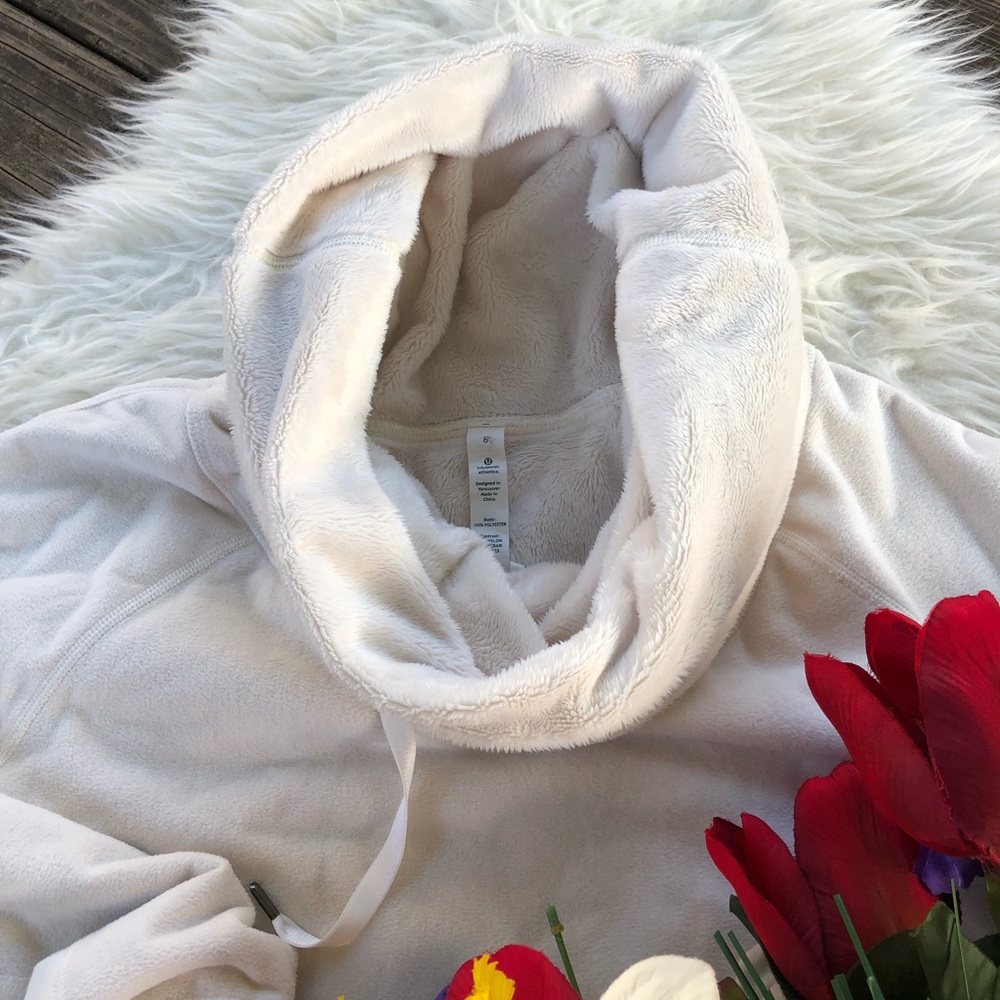 Fleece-Lined Turtleneck Kangaroo Pullover - image 2